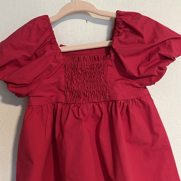 Zara 3D Floral Dress Size:9-12 months| color: Hot Pink - Picture 8 of 8